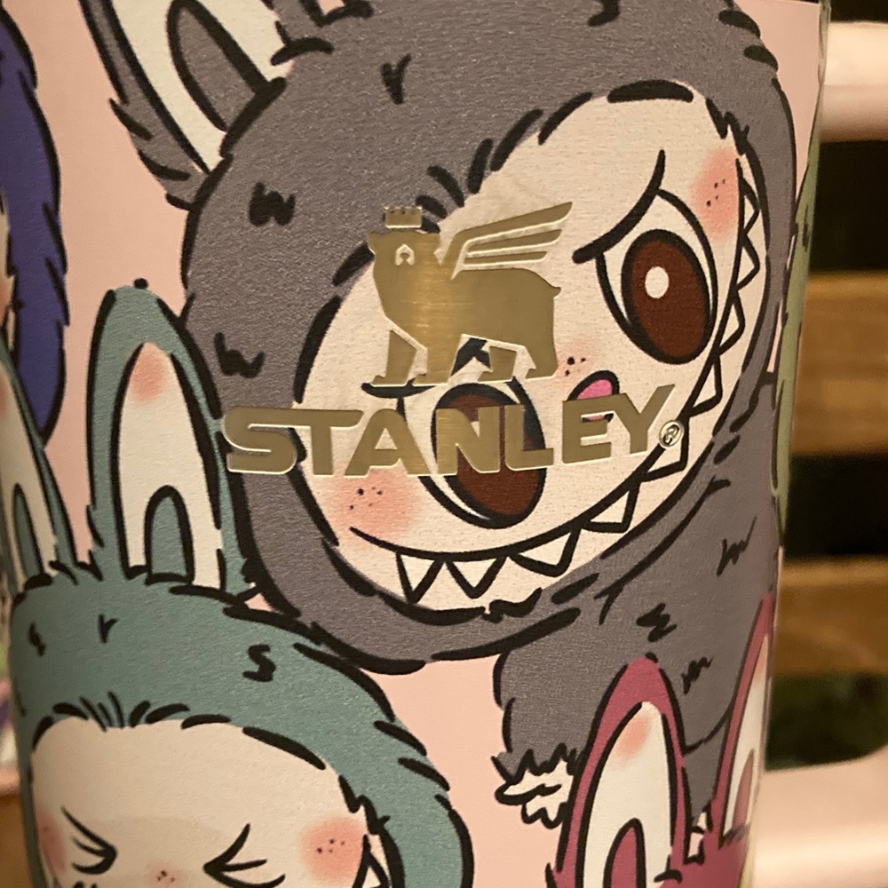 STANLEY x LOVESHACKFANCY x Labubu Collab QUENCHER H2.0 TUMBLER 40 Oz Bundle NIB - Picture 5 of 15